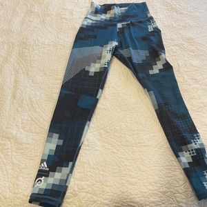 Blue Adidas Extra Small leggings